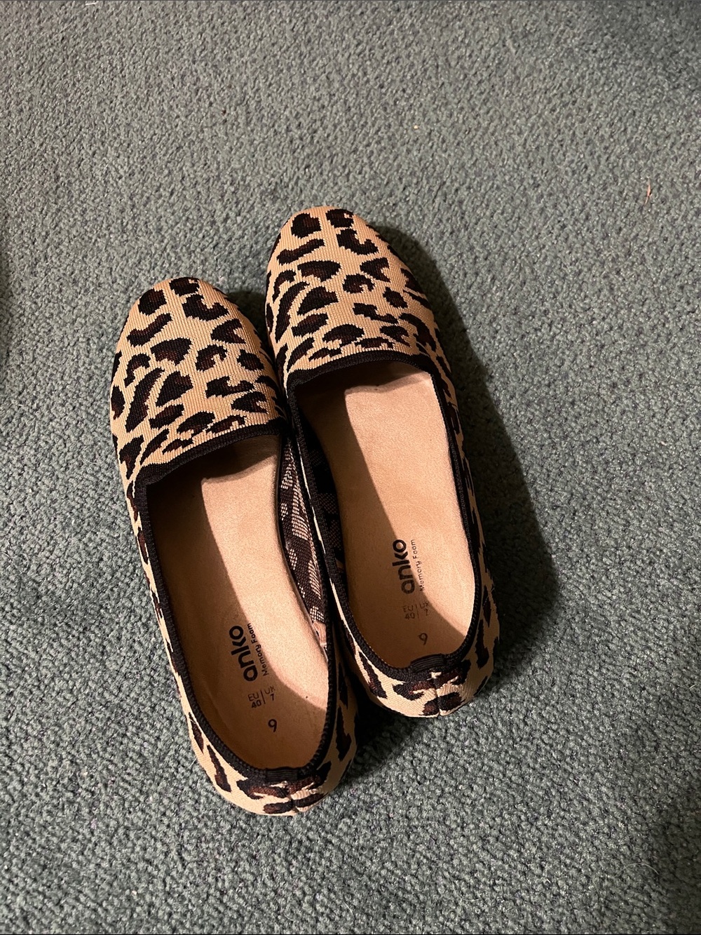 Oniko Leopard Print Ballet Flats